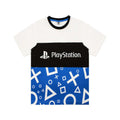 Schwarz-Blau-Weiß - Side - Playstation - Schlafanzug für Jungen