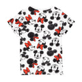 Weiß-Schwarz-Rot - Back - Disney - T-Shirt Rundum bedruckt für Mädchen