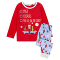 Rot-Blau-Weiß - Front - The Elf on the Shelf - Schlafanzug für Kinder - weihnachtliches Design