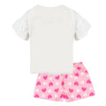 Weiß-Pink-Gelb - Back - Pokemon - "Besties" Schlafanzug mit Shorts für Mädchen (3er-Pack)Rüschen