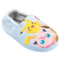 Pastellblau-Gelb-Pink - Front - Pokemon - Mädchen Hausschuhe