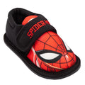Schwarz-Rot - Front - Spider-Man - Jungen Hausschuhe