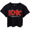 Schwarz - Front - AC-DC - "Let There Be Rock" T-Shirt für Damen