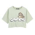 Grün-Cremefarbe - Back - Garfield - Schlafanzug mit langer Hose für Damen