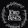 Schwarz-Weiß - Back - The Lord Of The Rings - T-Shirt für Herren