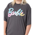 Grau - Close up - Barbie - T-Shirt-Kleid für Damen