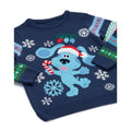 Marineblau - Close up - Blue's Clues & You! - Pullover für Kinder - weihnachtliches Design