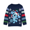 Marineblau - Front - Blue's Clues & You! - Pullover für Kinder - weihnachtliches Design