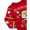Rot - Pack Shot - SpongeBob SquarePants - Pullover für Kinder - weihnachtliches Design