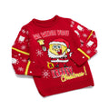 Rot - Close up - SpongeBob SquarePants - Pullover für Kinder - weihnachtliches Design