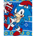 Himmelblau - Back - Sonic The Hedgehog - Pullover für Kinder - weihnachtliches Design