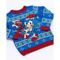 Himmelblau - Pack Shot - Sonic The Hedgehog - Pullover für Kinder - weihnachtliches Design