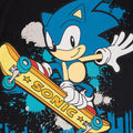 Schwarz-Blau - Pack Shot - Sonic The Hedgehog - T-Shirt für Kinder