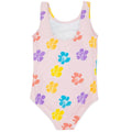 Pink-Weiß-Gelb - Back - Snoopy - Badeanzug für Kinder