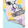 Pink-Weiß-Gelb - Pack Shot - Snoopy - Badeanzug für Kinder