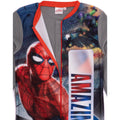 Grau-Blau-Rot - Side - Spider-Man - Schlafanzug für Jungen