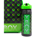Schwarz-Grün - Lifestyle - Xbox - Pausenbrot-Tasche und Wasserflasche  5er-Pack