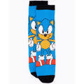 Blau-Schwarz-Grau - Back - Sonic The Hedgehog - Socken für Herren-Damen Unisex (3er-Pack)