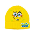 Gelb - Back - SpongeBob SquarePants -  Jerseyware Hut- und Handschuh-Set für Kinder