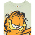 Pastellgrün - Back - Garfield - T-Shirt für Kinder