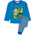 Blau - Front - Cocomelon - Schlafanzug für Jungen  Langärmlig