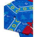 Blau-Rot - Lifestyle - Sonic The Hedgehog - Pullover für Herren-Damen Unisex - weihnachtliches Design