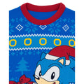 Blau-Rot - Pack Shot - Sonic The Hedgehog - Pullover für Herren-Damen Unisex - weihnachtliches Design