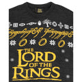 Schwarz - Lifestyle - The Lord Of The Rings - Pullover für Herren-Damen Unisex - weihnachtliches Design