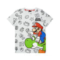 Grau - Front - Super Mario - T-Shirt für Jungen