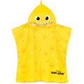 Gelb-Weiß - Front - Baby Shark - Handtuch mit Kapuze für Kinder
