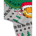 Grau-Grün - Side - Garfield - Pullover für Herren-Damen Unisex - weihnachtliches Design