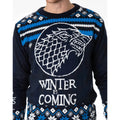 Blau-Weiß - Side - Game of Thrones - Pullover für Herren-Damen Unisex - weihnachtliches Design