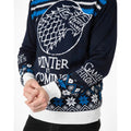 Blau-Weiß - Lifestyle - Game of Thrones - Pullover für Herren-Damen Unisex - weihnachtliches Design