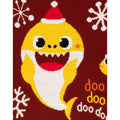 Weinrot - Pack Shot - Baby Shark - Pullover für Kinder - weihnachtliches Design
