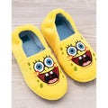 Gelb-Blau - Close up - SpongeBob SquarePants - Kinder Hausschuhe, Gesicht