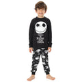 Schwarz-Weiß - Side - Nightmare Before Christmas - Schlafanzug mit langer Hose für Jungen
