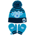 Blau - Front - Blue's Clues & You! -  Jerseyware Hut- und Handschuh-Set für Kinder Winter