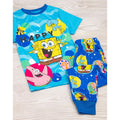 Blau - Lifestyle - SpongeBob SquarePants - "Happy" Schlafanzug für Jungen