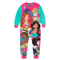 Pink-Blau - Front - Disney Princess - Schlafanzug für Mädchen