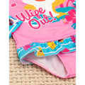 Blau-Pink - Pack Shot - Baby Shark - "Wipe Out!" Badeanzug für Mädchen  Langärmlig