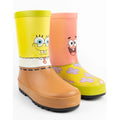Gelb-Pink-Braun - Side - SpongeBob SquarePants - Kinder Garten-Gummistiefel, Figur