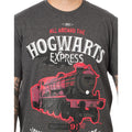 Grau-Schwarz - Pack Shot - Harry Potter - "Hogwarts Express" Schlafanzug mit langer Hose für Herren