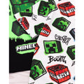Weiß-Schwarz - Pack Shot - Minecraft - T-Shirt für Kinder (2er-Pack)