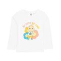 Weiß - Front - Cocomelon - "Be Cute Be Kind" T-Shirt für Mädchen  Langärmlig