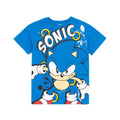 Rot-Blau - Back - Sonic The Hedgehog - T-Shirt für Kinder (2er-Pack)