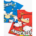 Rot-Blau - Lifestyle - Sonic The Hedgehog - T-Shirt für Kinder (2er-Pack)