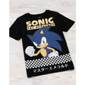 Schwarz - Close up - Sonic The Hedgehog - T-Shirt für Jungen