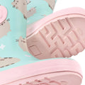 Pastell-Minzgrün-Pink - Pack Shot - Pusheen - Mädchen Garten-Gummistiefel, Wiederholungsdruck