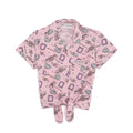 Pink - Back - Friends - Schlafanzug für Mädchen  kurzärmlig