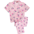 Pink - Front - Disney - Schlafanzug für Mädchen  kurzärmlig
